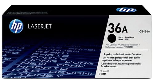 TONER HP Nº36A CB436A LJ P1505 NEGRO