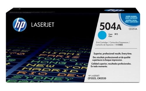 TONER HP Nº504A CE251A LJ CP3525 CIAN