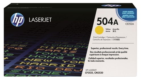 TONER HP Nº504A CE252A LJ CP3525 AMARIL
