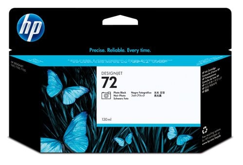 CART.IJ.HP C9370A Nº72 NEGRO FOT (130ML)