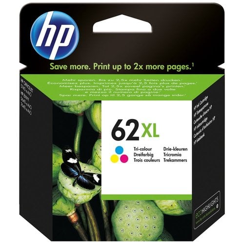CART.IJ.HP C2P07AE Nº 62XL TRICOLOR