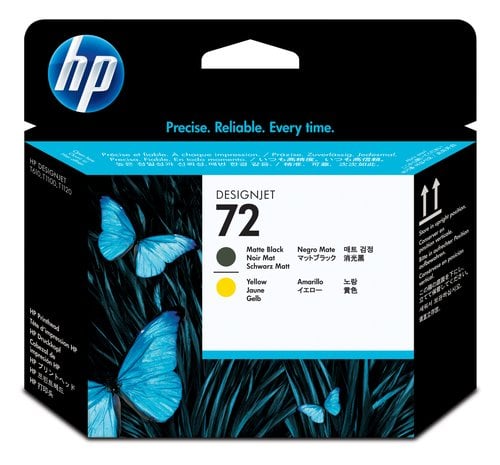 CABEZAL HP C9384A Nº72 NEGRO MAT Y AMARI