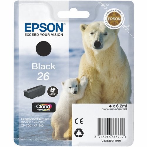 CART.IJ.EPSON T260140 XP-760 NEGRO