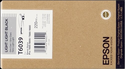 CART.IJ.EPSON T603900 NEGRO CLARO CLARO
