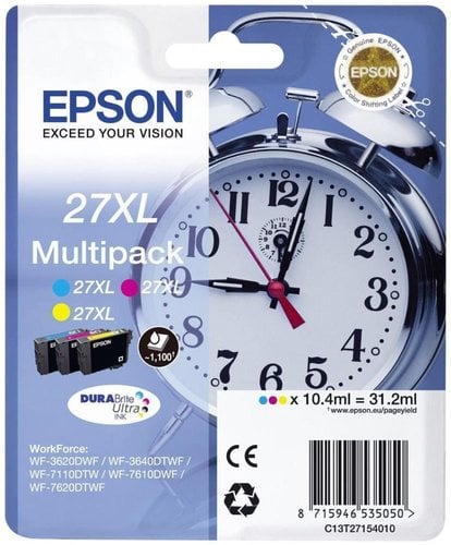 CART.IJ.EPSON T271540 Nº27XL MULTIPACK