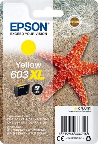 CART.IJ.EPSON T03A440 Nº603XL AMARILLO