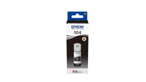 CART.IJ.EPSON T00P140 ECOTANK 104 NEGRO