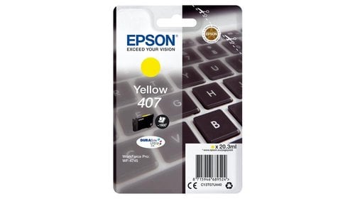 CART.IJ.EPSON T07U440 Nº407 AMARILLO