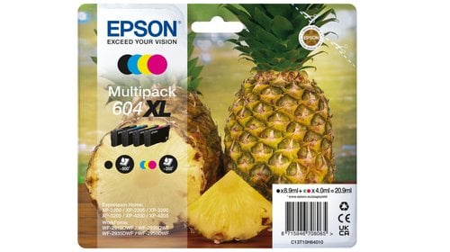 CART.IJ.EPSON T10H640 Nº604XL MULTIPACK