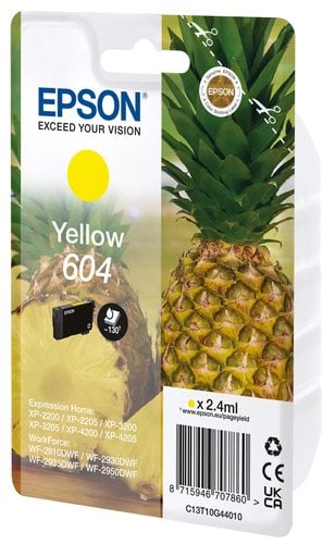 CART.IJ.EPSON T10G440 Nº604 AMARILLO