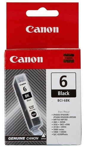 CART.IJ.CANON BCI-6BK NEGRO