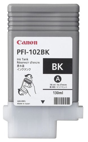 CONS.PLOTTER CANON PFI102BK DEP.T.NEGRA