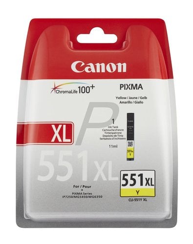 CART.IJ.CANON CLI-551XL AMARILLO