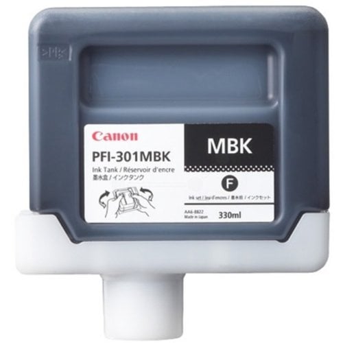 CART.IJ.CANON PFI-301MBK NEGRO MATE