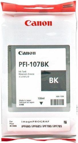 CART.IJ.CANON PFI-107BK NEGRO
