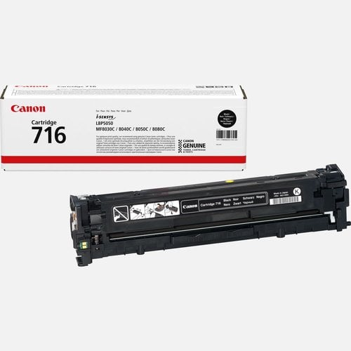 TONER CANON NEGRO CRG 716BK (2.300 PÁG.
