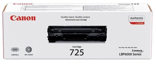 TONER CANON CRG-725 NEGRO (1.600 PAG.)