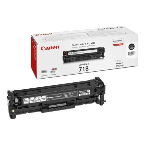 TONER CANON 718K NEGRO 3.400 PAG