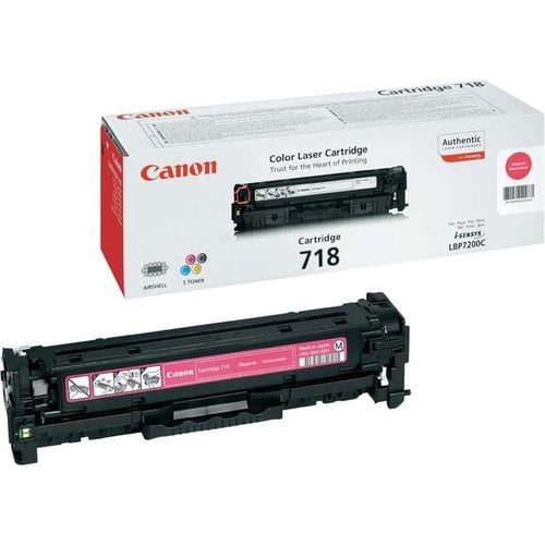 TONER CANON 718M MAGENTA 2.900 PAG