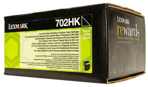 TONER LEXMARK 70C2HK0 NEGRO 4.000 PAG
