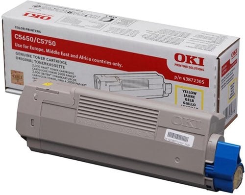 TONER OKI 43872305 AMARILLO TYPE C11