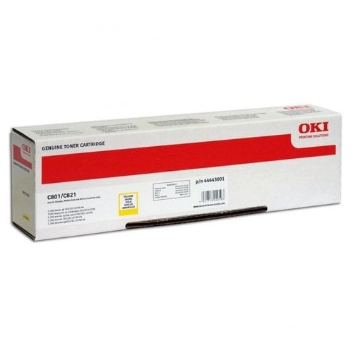 TONER OKI 44633001 C801N AMARILLO