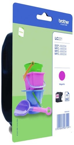 CART.IJ. BROTHER LC-221M MAGENTA