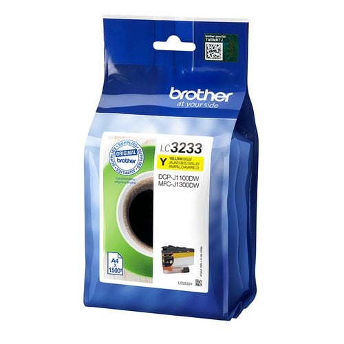 CART.IJ. BROTHER LC-3233Y AMARILLO