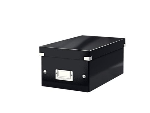" 60420095 ARCHIVADOR CAJA PARA DVD""S LEITZ NEGRO