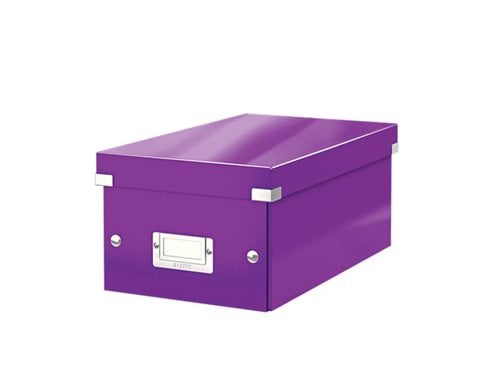 " 60420062 ARCHIVADOR CAJA PARA DVD""S LEITZ VIOLE