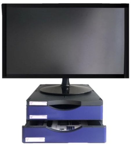 AZ SOPORTE MONITOR A.2000 C/CAJONES AZ