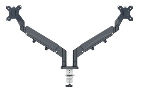 SOPORTE BRAZO MONITOR LEITZ DOBLE GRIS