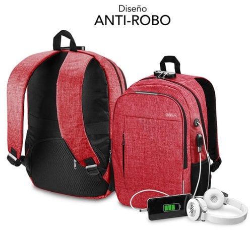 " SUB-BP-1UL0002 MOCHILA SUBBLIM URBAN LOCK 16"" R