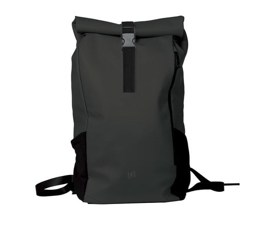 MOCHILA OXFORD IDENTITY ROLL TOP NEGRO