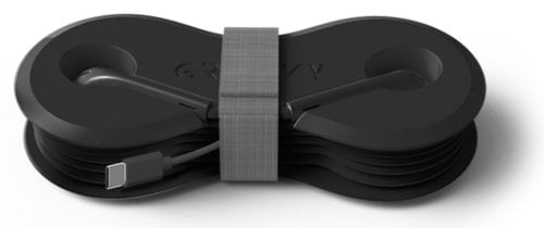 AURICULARES GROOVY BOTON USB-C NEGR