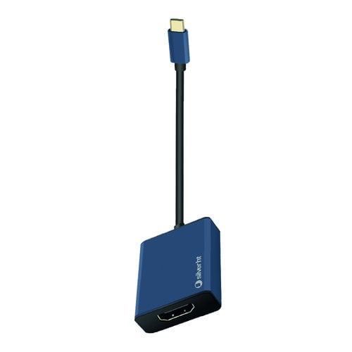 ADAPTADOR SILVER HT USB-C A HDMI AZU