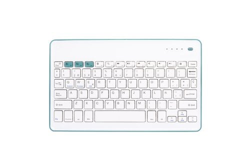 TECLADO SILVER HT BLUETOOTH BLANCO/A