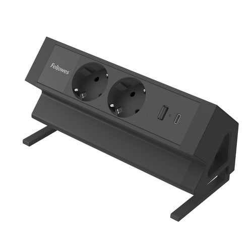 ENCHUFE ADAPTADOR FELLOWES 2 SAL+2 USB