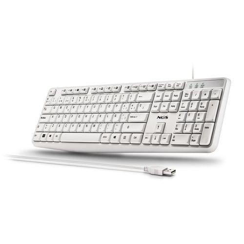 HERITAGESPANISH TECLADO NGS HERITAGE USB BLANCO