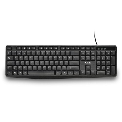 TECLADO NGS FUNKY V4 USB NEGRO
