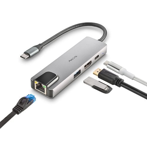 WONDERDOCKSUPRA ADAPTADOR MULTIPUERTO USB-C DE AL