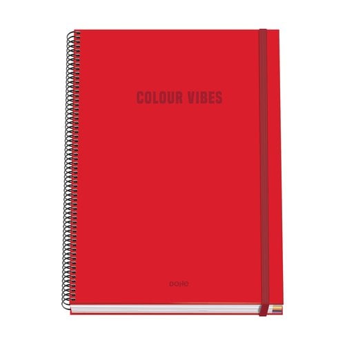 BLOC DOHE COLOUR VIBES A4 100h CD.5 ROJO