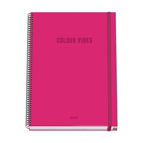 BLOC DOHE COLOUR VIBES A4 100h CD.5 ROSA