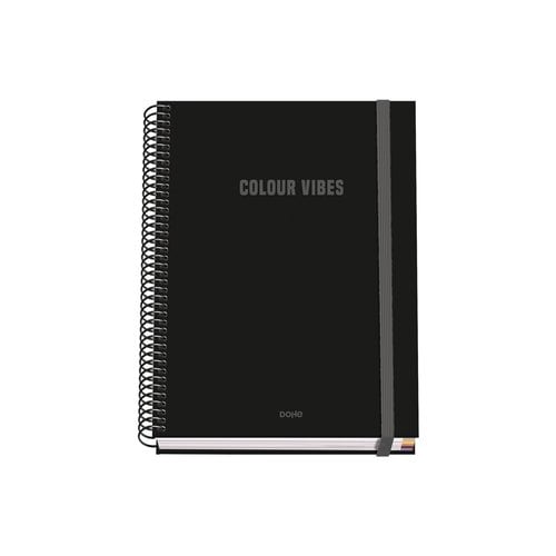 BLOC DOHE COLOUR VIBES A5 100h CD.5 NEGR