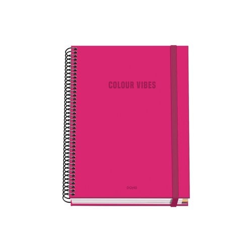 BLOC DOHE COLOUR VIBES A5 100h CD.5 ROSA
