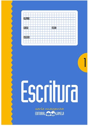 CUADERNO LAMELA ESCRITURA Magenta 1