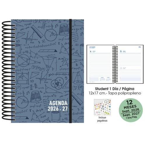 AG.ESC.SF. STUDENT 120x170 D/P MATHS PLO