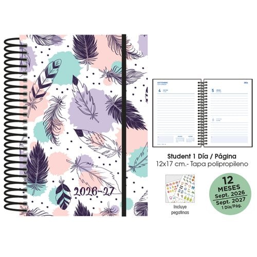 AG.ESC.SF. STUDENT 120x170 D/P PLUMAS