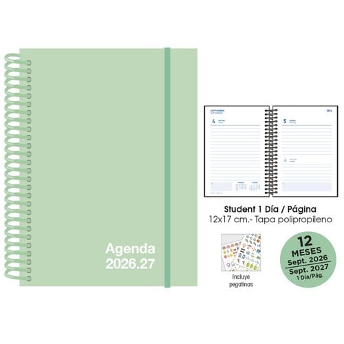 AG.ESC.SF. STUDENT 120x170 D/P PASTEL VE