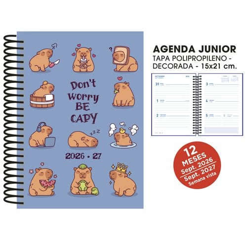 AG.ESC.SF. JUNIOR 150x210 S/V CAPIBARA